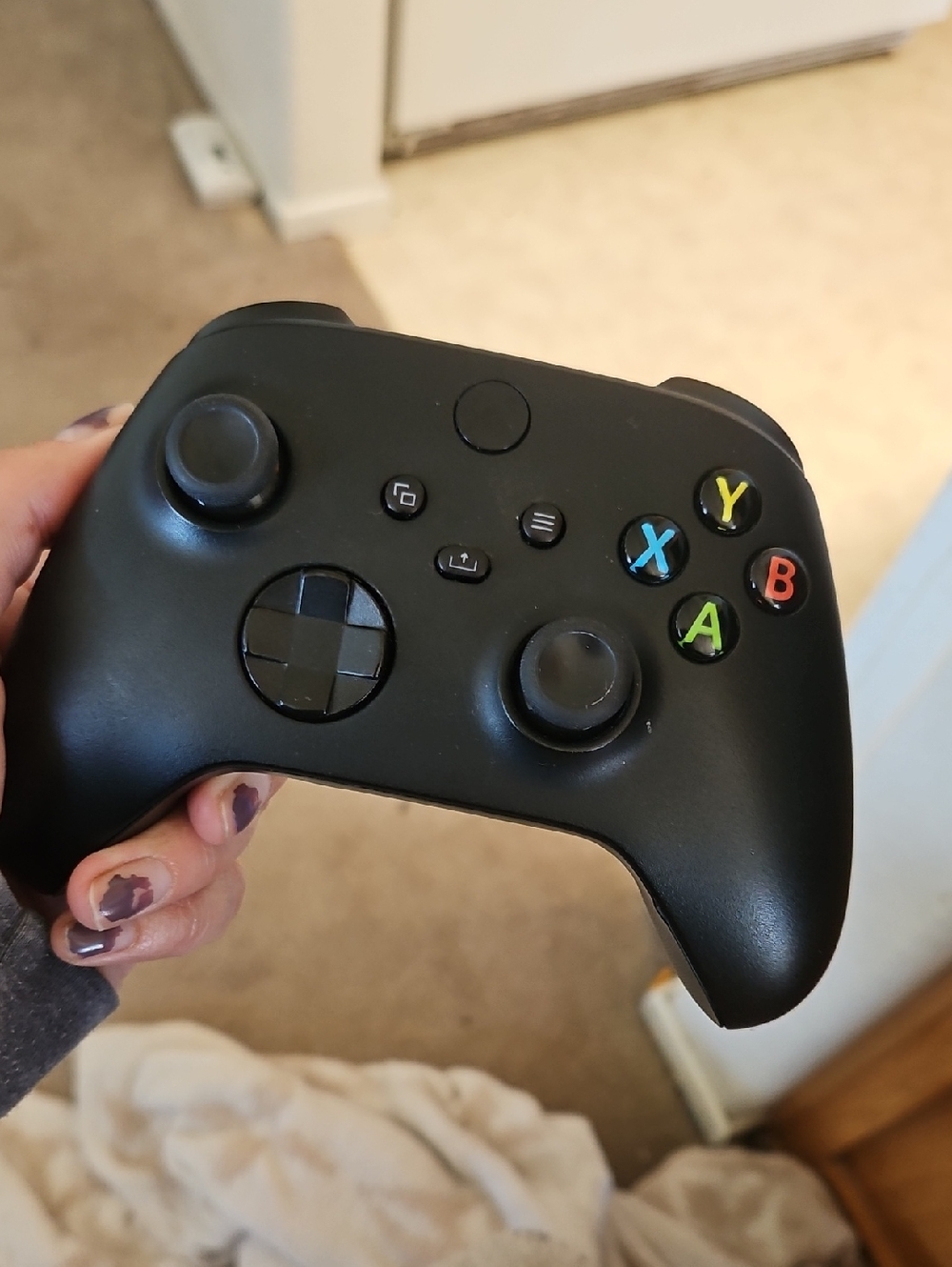 Xbox-Style Wireless Game Controller - Black